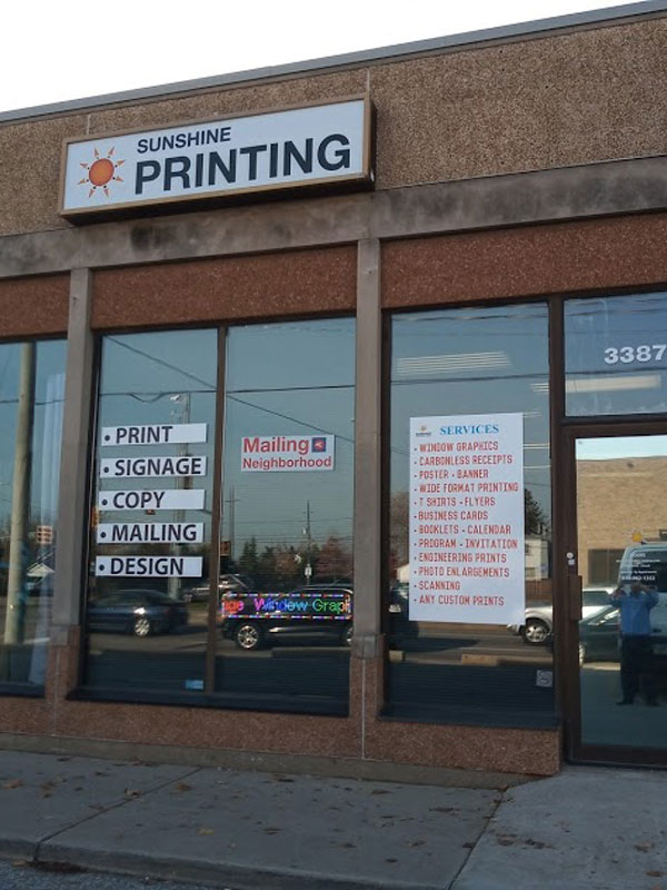 about Sunshine Printing and Sign